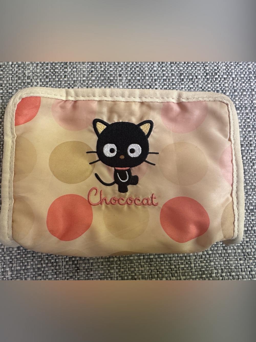 2002 Sanrio Chococat cosmetic bag